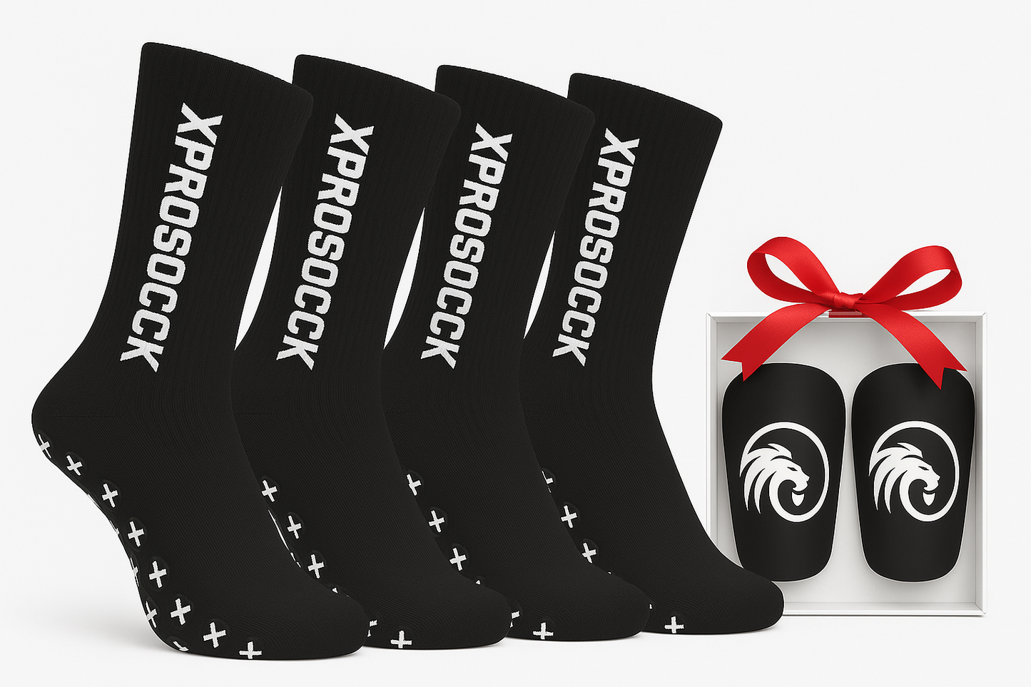 PACK 2: 4 PARES DE CALCETINES + 1 ESPINILLERA MINI DE REGALO - tuespinillerapersonalizada